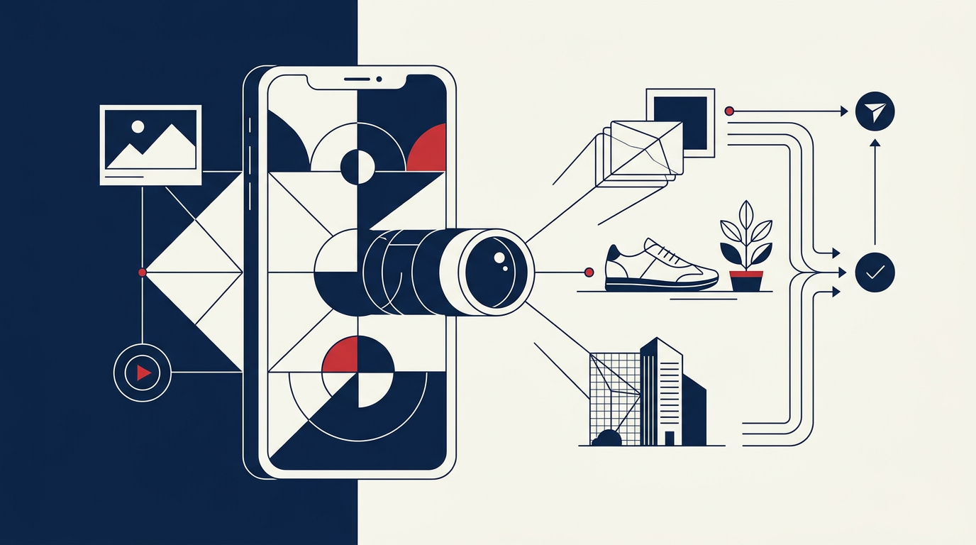 Illustration du guide : Comment intégrer l'IA d'analyse d'images dans une application mobile pour guider vos clients