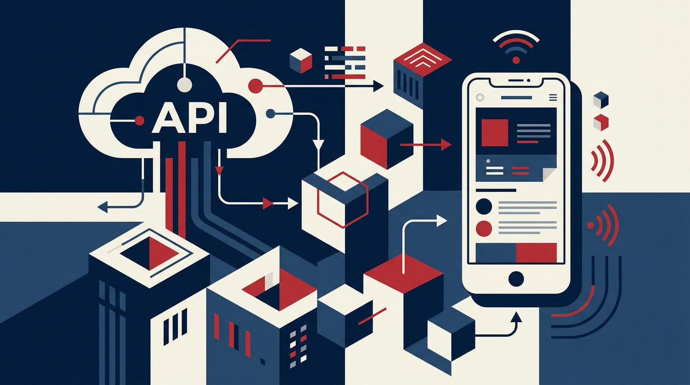 Illustration du guide : Comment intégrer une API RESTful à une application mobile : Le guide complet