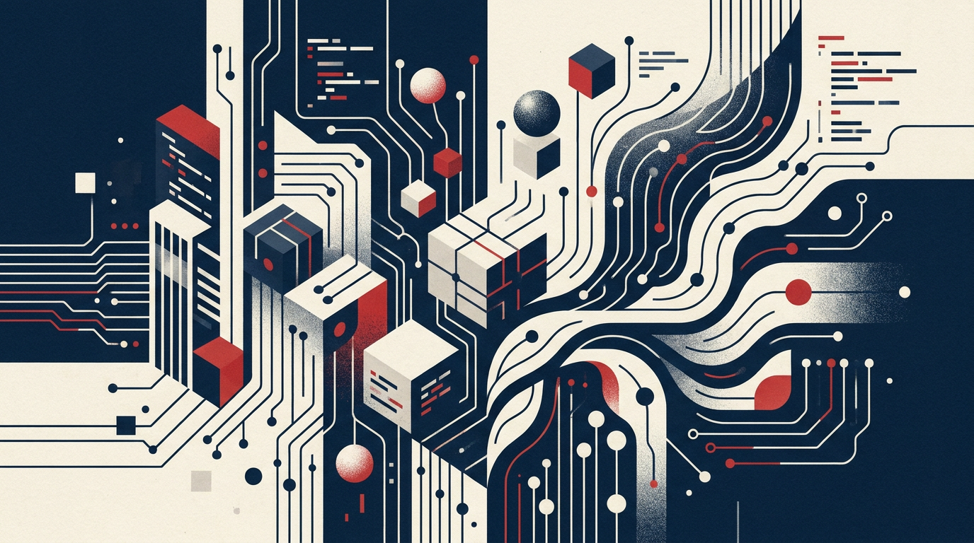 Illustration du guide : L'impact de l'intelligence artificielle sur le développement digital et les logiciels métiers