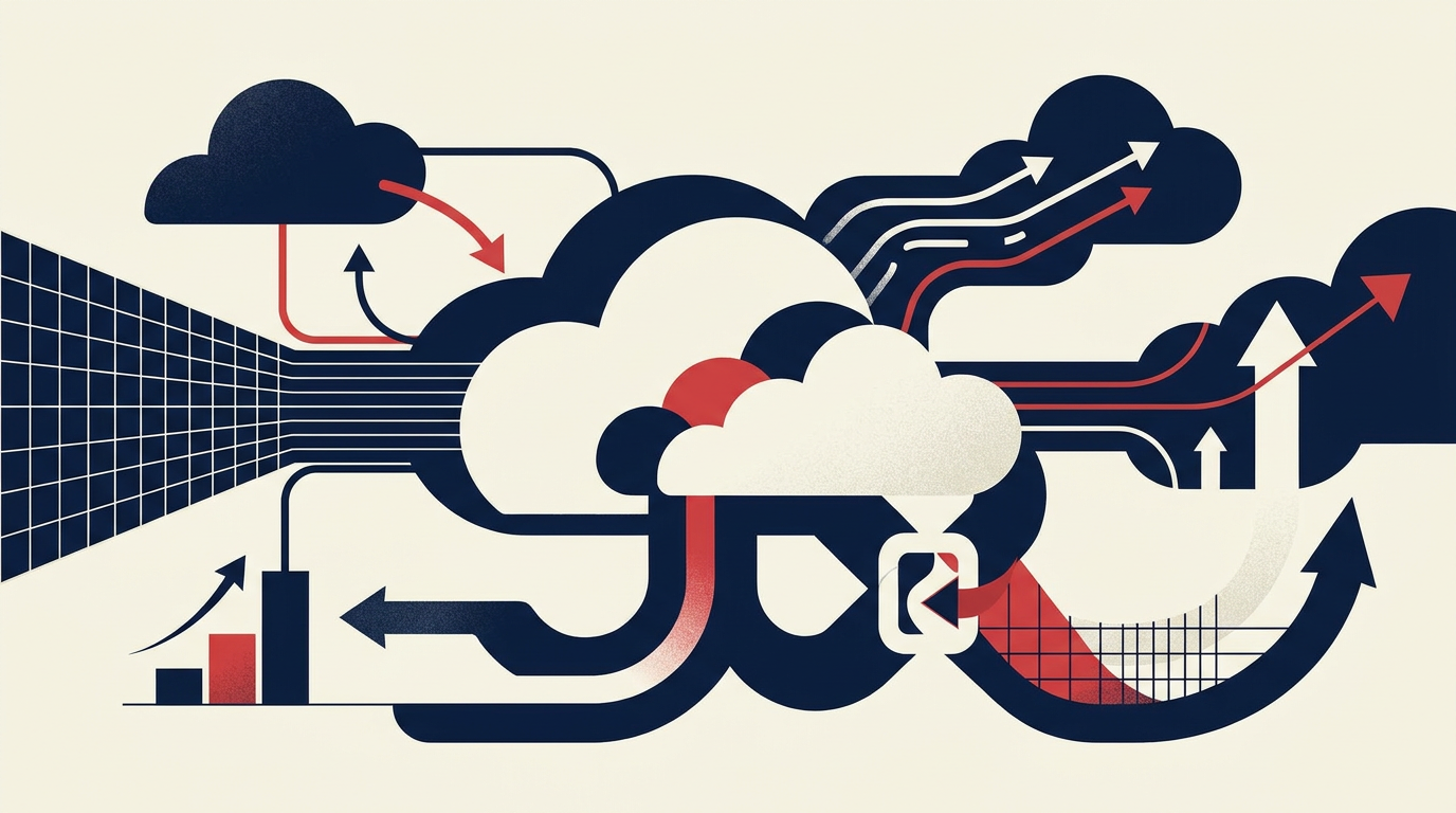 Illustration du guide : Logiciels SaaS : fonctionnement, avantages et opportunités pour votre entreprise