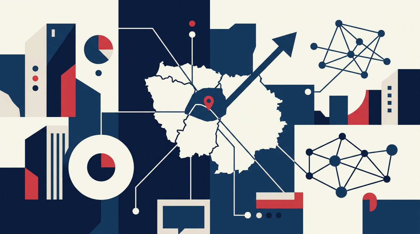 Illustration du guide : Référencement local en Île-de-France : la méthode concrète pour émerger face à la concurrence