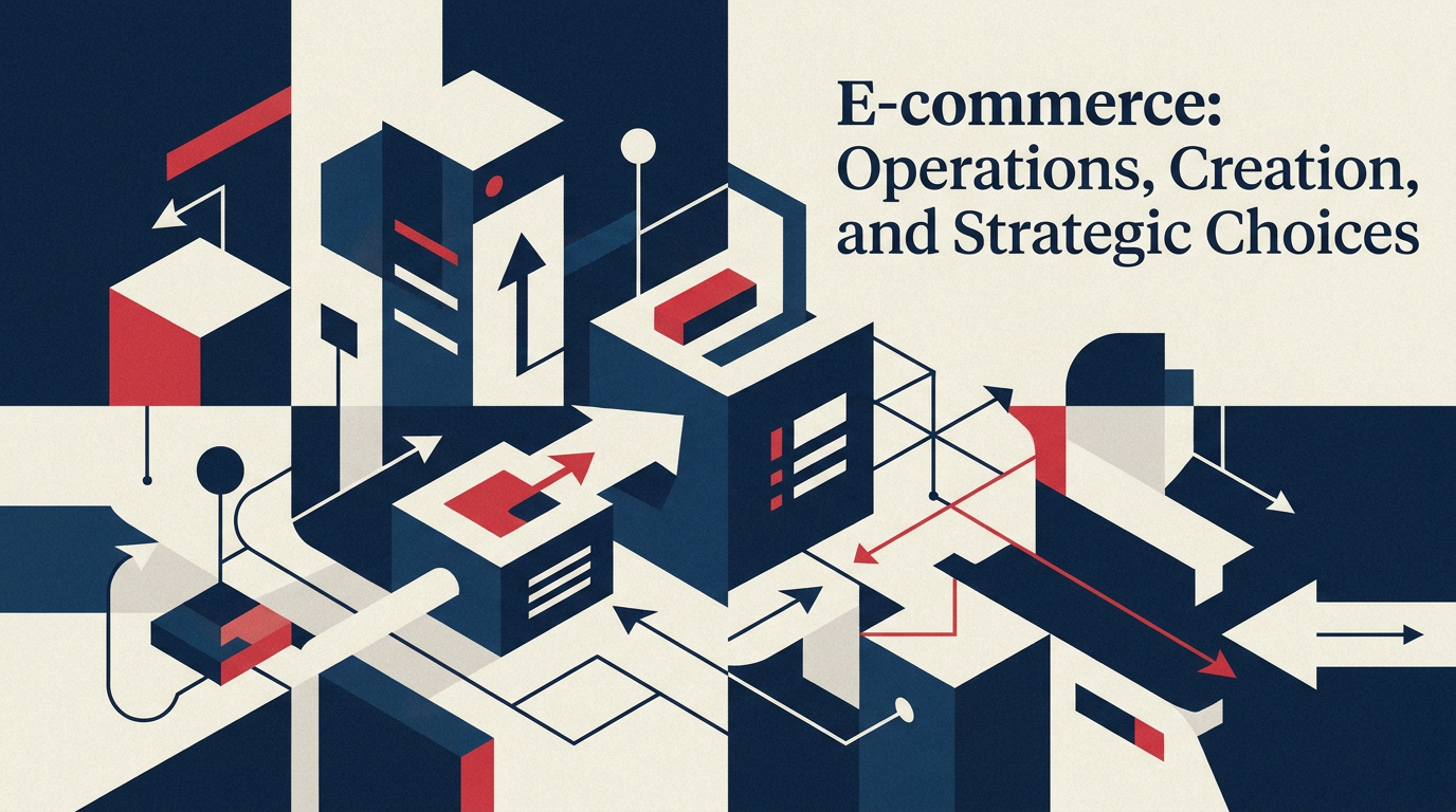 Illustration du guide : Site e-commerce : fonctionnement, création et choix stratégiques