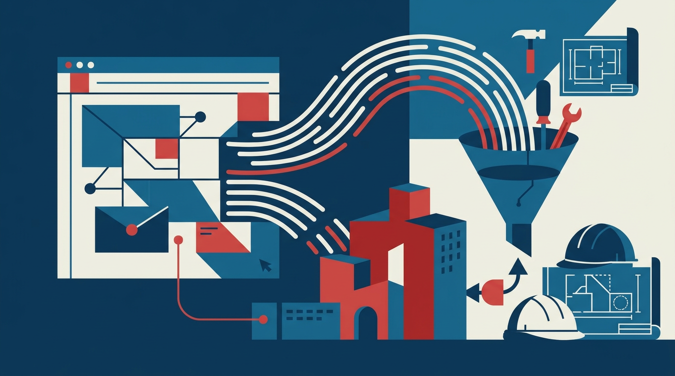 Illustration du guide : Site internet pour artisan du BTP : comment transformer vos visiteurs en chantiers réels