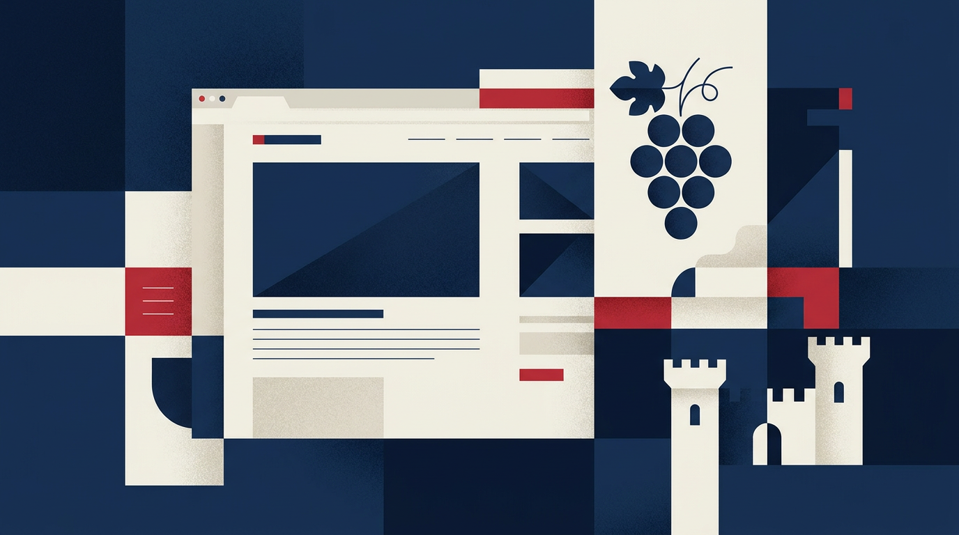 Illustration du guide : Site internet pour vignoble, domaine viticole et château : les bonnes et mauvaises pratiques