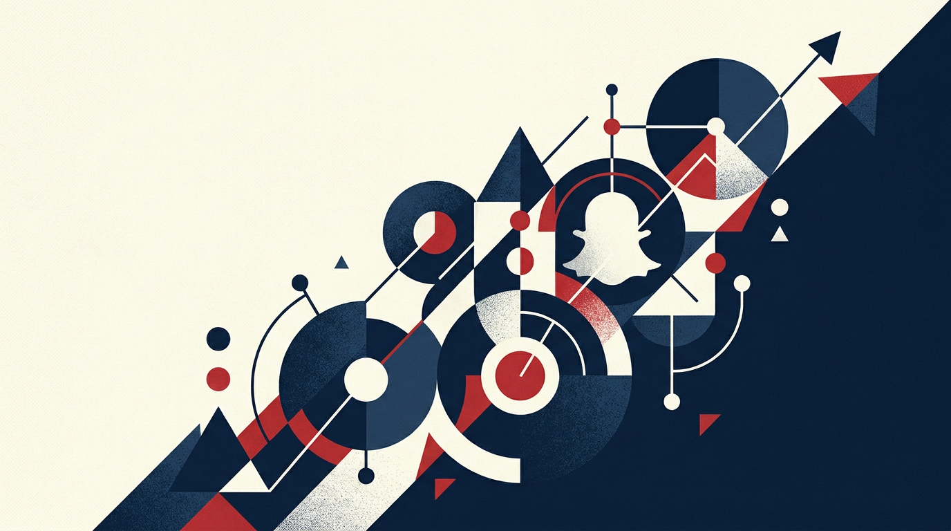 Illustration du guide : Snapchat pour les entreprises : guide pratique pour développer votre visibilité