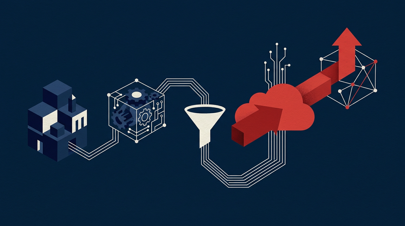 Illustration du guide : Créer et déployer une solution digitale : le guide pratique en 5 étapes